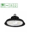100W/150W/200W PLATEO 4 LED Hallenstrahler, 155lm/W - IP65, 6500K, 0-10V dimmbar, IK09, schwarzes Gehäuse