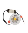 3W Ø8,5cm Einbaustrahler dimmbar - 12V/24V, Lochausschnitt: Ø7,5 cm, Maße: Ø8,5 cm, weißer Rand