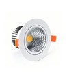 3W Ø8,5cm Einbaustrahler dimmbar - 12V/24V, Lochausschnitt: Ø7,5 cm, Maße: Ø8,5 cm, weißer Rand