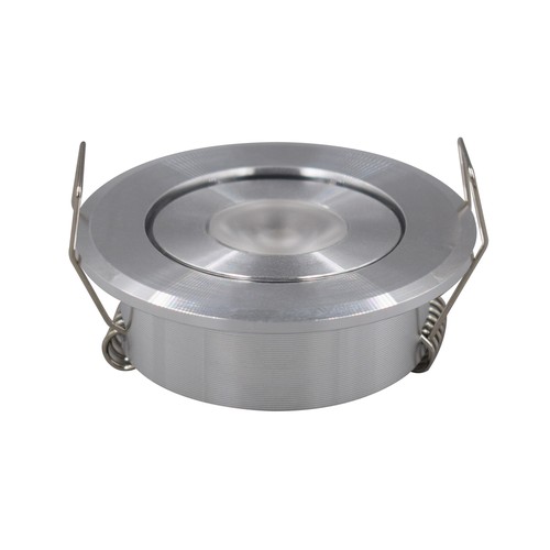 1,5W Ø5,2cm Aufzug-Spot - Lochausschnitt: Ø4,4 cm, Maße: Ø5,2 cm, 25° Abstrahlwinkel, 1m Kabel