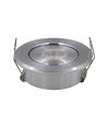 1,5W Ø5,2cm Aufzug-Spot - Lochausschnitt: Ø4,4 cm, Maße: Ø5,2 cm, 25° Abstrahlwinkel, 1m Kabel