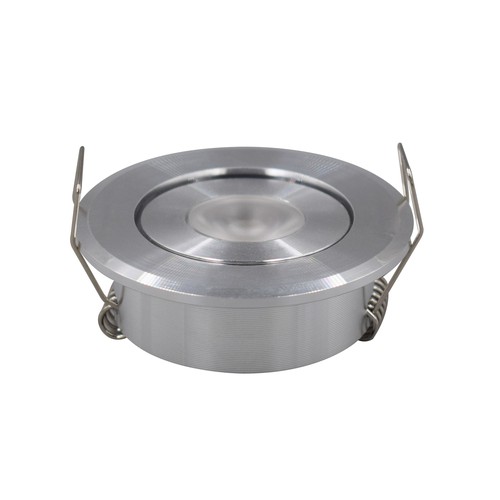1,5W Ø5,2cm Einbaustrahler dimmbar - 12V/24V, Lochausschnitt: Ø4,2 cm, Maße: Ø5,2 cm, 2,2 cm hoch