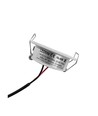 1W Ø5,2cm Einbaustrahler dimmbar - 12V/24V, Lochausschnitt: Ø4,2 cm, Maße: Ø5,2 cm, 2,2 cm hoch, weiß
