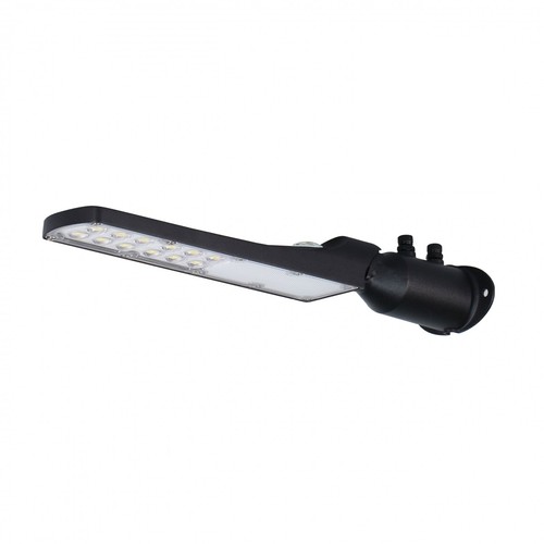 30W Dämmerungs-LED-Straßenlampe - Dämmerungssensor, Ø60 mm, IP65, schwarz, 230V