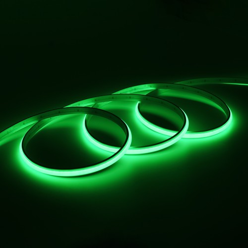 5m 9W/m Grüner Dot-free COB-LED-Streifen - 24V DC, IP67, 240 LEDs pro Meter, 5 Jahre Garantie