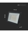 50W LED-Fluter - Arbeitsleuchte, Außenbereich