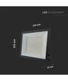 100W LED-Flutlicht - IP65, Arbeitsleuchte, Außenbereich