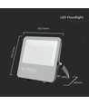 100W LED-Flutlicht - 185lm/W, Arbeitsleuchte, Außenbereich