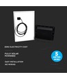 300W LED Solar Flutlicht - 4200lm, IP65, 6000K, inkl. Solarpanel und Fernbedienung