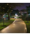 5W LED Gartenlampe, 80,5cm, schwarz - 810lm, IP65, 4000K, Außen-Wegeleuchte