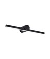 10W LED Spiegelleuchte - 153lm/W, IP65, schwarzes Aluminium, 180° Abstrahlwinkel