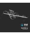 10W LED Spiegelleuchte - 153lm/W, IP65, schwarzes Aluminium, 180° Abstrahlwinkel
