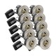 10er-Pack GU10 Einbaustrahler - Nickel satiniert, IP20