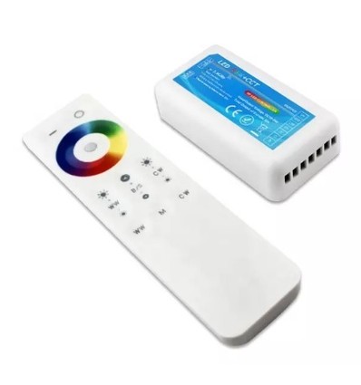 RGB+CCT Controller mit Fernbedienung - Nur passend für RGB+CCT Streifen, RF kabellos, 12V (240W), 24V (480W)