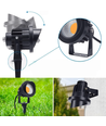 12-24V LED Gartenlampe - 20W, schwarz, Spieß, 1700 lm, IP65