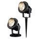 12-24V LED Gartenlampe - 20W, schwarz, Spieß, 1700 lm, IP65