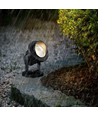 12-24V LED Gartenlampe - 20W, schwarz, Spieß, 1700 lm, IP65