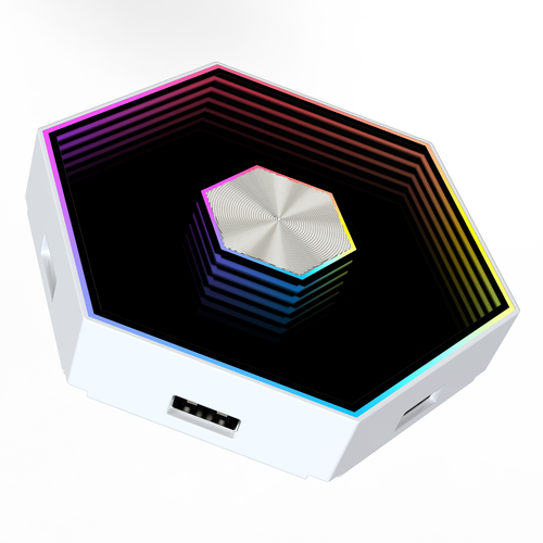 10er Set Hexagon Infinity Wandleuchte - RGBIC