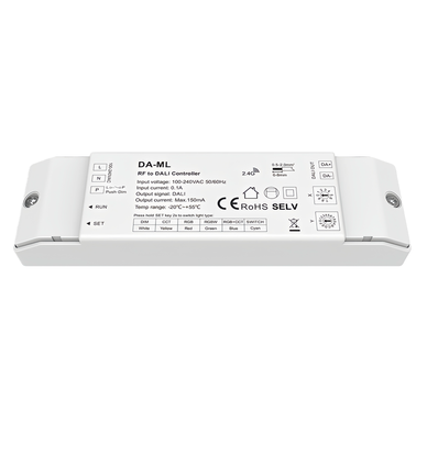 LEDlife rWave DALI-Controller - Push-Dim, Entlastung an beiden Enden
