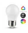 5er-Pack E27 5W Wifi LED-Lampe - G45, Tuya/Smart Life, kompatibel mit Google Home