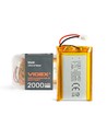 Wiederaufladbarer Li-Pol Akku - 2000mAh