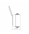 Einzel-Schuko-Steckdose - außen, IP65, grau