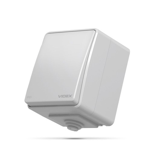 1-Kanal Außenschalter - IP65, 73x63mm, grau
