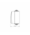 1-Kanal Außenschalter - IP65, 73x63mm, grau