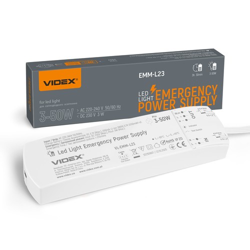 LEDlife Notstrommodul für LED Beleuchtung, 3-50W - 162x45x22 mm, Backup-Batterie für Notbeleuchtung