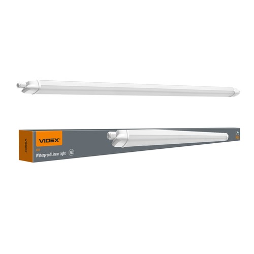 120cm 40W komplette LED-Wannenleuchte - durchverdrahtet, IP65, 5000K