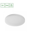 20/30/40W LED CCT Deckenleuchte - 3 Lichtfarben, Ø33cm, Höhe: 5cm, IP44, weißer Rand