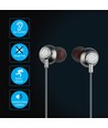 Graue Kopfhörer mit Kabel - 3.5mm Klinkenstecker, IP20