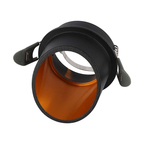 Vt-974 Lampe GU10 - rund schwarz