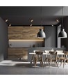Vt-974 Lampe GU10 - rund schwarz