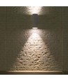 GU10 Wandleuchte mit Up/Down Licht - Weiß, IP44, zylindrisch, Außenbereich, ohne Leuchtmittel