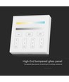 4-Zonen WiFi/WLAN Touchpanel für LED Strips - 12V/24V, weiß, 86x86mm, für Single Color und CCT