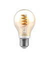 E27 4W LED-Lampe - Spiral-Glühfaden, bernsteinfarbenes Glas, 1800K