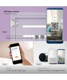 WiFi Tür- und Fenstersensor - Smart Home, weiß, kompatibel mit Google Home und Alexa
