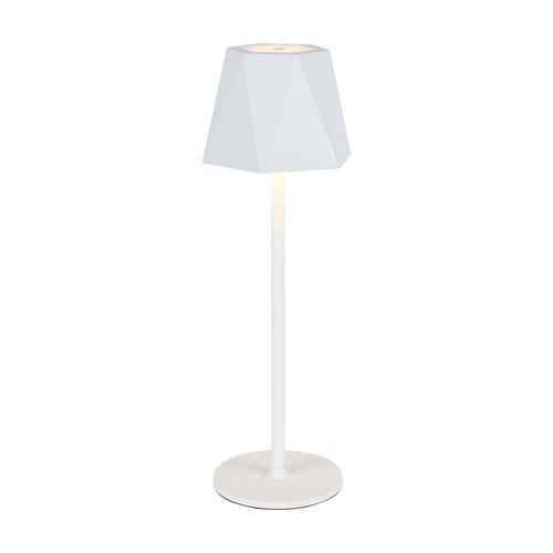 1,5W wiederaufladbare LED Tischleuchte, 5V - Weiß, 4-stufig dimmbar, inkl. USB-C Kabel