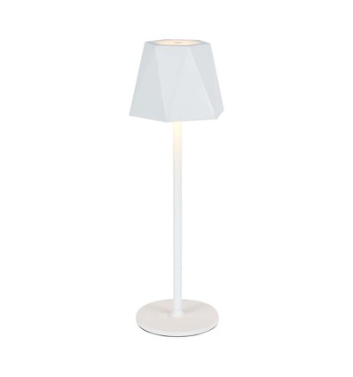 1,5W wiederaufladbare LED Tischleuchte, 5V - Weiß, 4-stufig dimmbar, inkl. USB-C Kabel