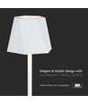 1,5W wiederaufladbare LED Tischleuchte, 5V - Weiß, 4-stufig dimmbar, inkl. USB-C Kabel