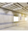 120cm 40W LED lineares Einbauarmatur - Samsung LED chip, 120cm, silber, 5 Jahre Garantie
