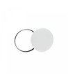 24W Nymphea Black&White Rings LED Deckenleuchte mit Sensor - CCT, IP54, Ø32cm, schwarz/weißer Rand