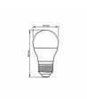 E27 7W LED Tropfenlampe - G45, 4000K, 630lm, 240 Grad