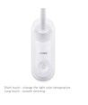 6W LED dimmbare Schreibtischlampe mit Klemme - Helsinki, 370lm, 3-Stufen CCT, weiß, 120° Abstrahlwinkel