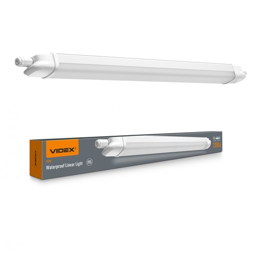 60cm 20W komplette LED-Wannenleuchte - durchverdrahtet, IP65, 5000K