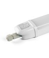 60cm 20W komplette LED-Wannenleuchte - durchverdrahtet, IP65, 5000K