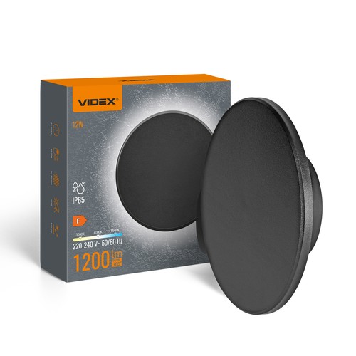 DOME Wandleuchte 12W - CCT, IP65, schwarz