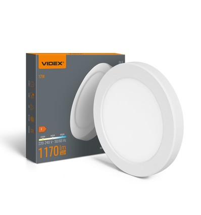 12W LED Deckenleuchte - 3CCT, Ø14,2cm, weißer Rand, 170 Grad, inkl. Leuchtmittel