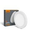 12W LED Deckenleuchte - 3CCT, Ø14,2cm, weißer Rand, 170 Grad, inkl. Leuchtmittel